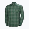 Férfi Helly Hansen Aker Flannel LS ing dzsungel zöld bivaly kockás ing 5