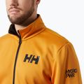 Férfi Helly Hansen HP Fleece 2.0 mustár színű vitorlás pulóver 3