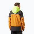 Férfi Helly Hansen Pier 4.0 mustárszínű esőkabát 2