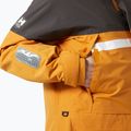 Férfi Helly Hansen Pier 4.0 mustárszínű esőkabát 5