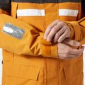Férfi Helly Hansen Pier 4.0 mustárszínű esőkabát 6