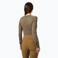 Női hőaktív pulóver Helly Hansen Lifa Merino Midweight Graphic Crew sepia houndstooth aop 2