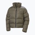 Helly Hansen női Jade Puffer szepia houndstooth aop pehelypaplan dzseki 6