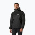 Férfi Helly Hansen Vancouver Fleece bélelt esőkabát ébenfekete színű