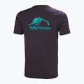 Férfi Helly Hansen Nord Graphic fekete szőlő póló 5