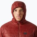 Férfi Helly Hansen Lifaloft Hooded Insulator hibrid kabát mars piros 3