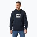 Férfi Helly Hansen Box kapucnis pulóver, navy