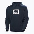 Férfi Helly Hansen Box kapucnis pulóver, navy 5