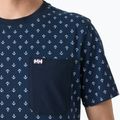 Férfi póló Helly Hansen Hudson navy aop 3