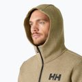 Férfi vitorlás pulóver Helly Hansen HP Ocean Full Zip 2.0 sepia melange 3