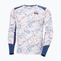 Férfi Termoaktiv pulóver Helly Hansen Lifa Active white slope map aop 5