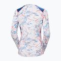 Női Termoaktiv pulóver Helly Hansen Lifa Active white slope map aop 6