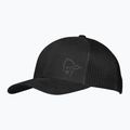 Baseballsapka NORRONA Snap Back Trucker Mesh caviar black