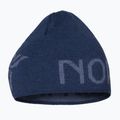 Téli sapka NORRONA MerinoUll Logo Beanie indigo night melange