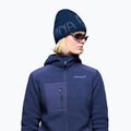 Téli sapka NORRONA MerinoUll Logo Beanie indigo night melange 6