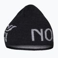 Téli sapka NORRONA MerinoUll Logo Beanie caviar melange