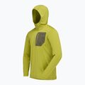 Férfi trekking pulóver NORRONA Falketind Warm1 Hood golden lime/olive night 8
