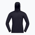 Férfi trekking pulóver NORRONA Falketind Warm1 Hood caviar black 5