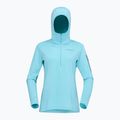 Női túrafelső NORRONA Falketind Warm1 Hood aqua haze/trooper 5