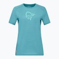 Női póló NORRONA Femund Equaliser Merino brittany blue 5