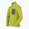 Férfi trekking pulóver NORRONA Femund Warm1 Zip Neck golden lime/olive night 7