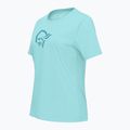 Női póló NORRONA Cotton Viking aqua haze 7