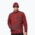 Férfi polár pulóver Norrona Tamok Warm3 cowhide/port