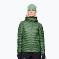 Női pehelykabát Norrona Trollveggen Down800 Super Light Hood Dark Ivy