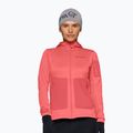 Női túra pulóver NORRONA Falketind Warm2 Stretch Hood deep sea coral/baked apple