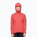 Női túra pulóver NORRONA Falketind Warm1 Hood deep sea coral/baked apple