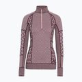 Női Termoaktiv pulóver KARI TRAA Smekker Half Zip cocoa powder 4