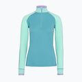 Női Termoaktiv pulóver KARI TRAA Mila Half Zip blue lagoon 6