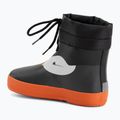 Gyermek gumicsizma Viking Footwear Alv Barefoot Mancsnyom fekete 3