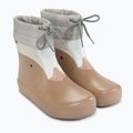 Gyermek gumicsizma Viking Footwear Alv Barefoot Mancsnyom bézs 10