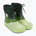 Gyermek gumicsizma Viking Footwear Alv Barefoot Mancsnyom világoszöld/zöld 10