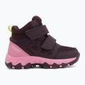 Gyermekcipő Viking Footwear Track Mid 2V vízálló szilva/többszínű 2