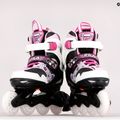 Gyermek görkorcsolya FILA J-One G black/white/pink 13