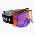 Síszemüveg Smith Squad XL black/chroma pop sun red mirror/chroma pop storm yellow flash