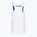 HEAD Agility Tank Top gyermek teniszpóló fehér és zöld 816132 2