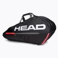 HEAD Tour Team 6R fekete-narancs tenisztáska 283482