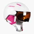 HEAD Maja Visor S2 gyermek síbukósisak fehér 328172