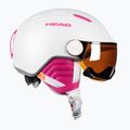 HEAD Maja Visor S2 gyermek síbukósisak fehér 328172 4