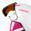 HEAD Maja Visor S2 gyermek síbukósisak fehér 328172 6