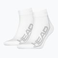 HEAD zokni Tennis 2P Stripe Quarter fehér 811509WH 811509WH