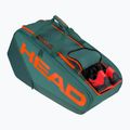 HEAD Pro Racquet XL tenisztáska 97 l sötét cián/fluo narancs 2