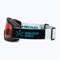 Gyerek sí szemüveg HEAD Contex Youth red/wcr/red 4