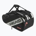 Padel táska HEAD Team Padel Bag L black/ceramic