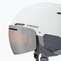 Női sísisak HEAD Cinema W white/silver red 8