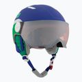 Gyerek sísisak Head Mojo Visor Jr blue/green/silver red