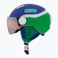 Gyerek sísisak Head Mojo Visor Jr blue/green/silver red 3